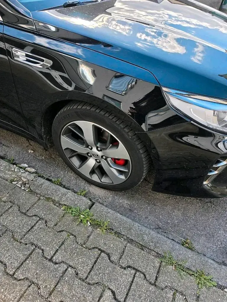 Gebraucht Kia Optima GT 245 PS (180 kW) 2017 Schwarz Kombi
