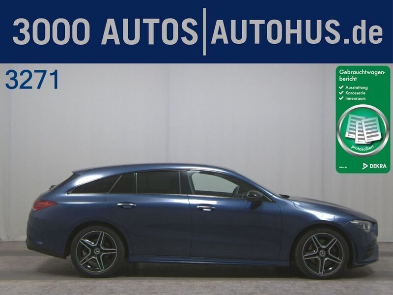 Blau Gebraucht 2020 Mercedes CLA220 Shooting Brake AMG line Kombi | 24.780 € (Fairer Preis) - Bild 1/4