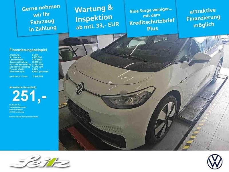 Gebraucht VW ID.3 Pro 106 kW (145 PS) 2022 Weiß Kleinwagen