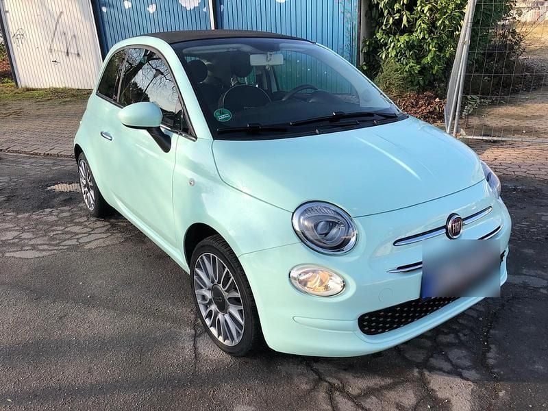 Grün Gebraucht 2018 Fiat 500C Lounge Cabrio | 9.990 € (Guter Preis) - Bild 1/4