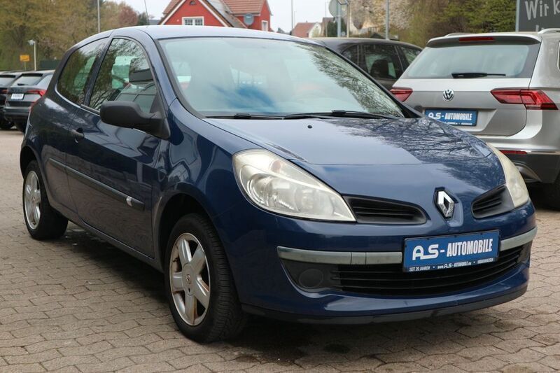 Blau Gebraucht 2007 Renault Clio III Authentique Kleinwagen | 990 € (Superpreis) - Bild 1/4