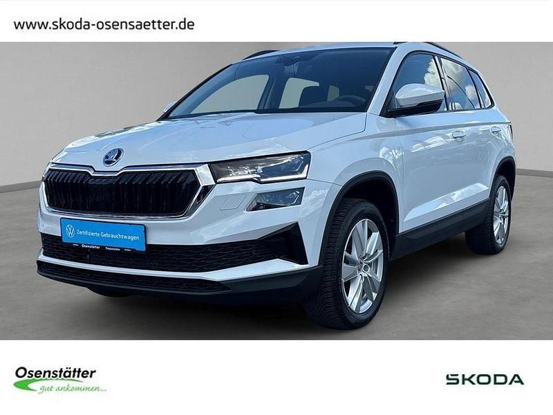 Weiss Gebraucht 2024 Skoda Karoq Elegance SUV | 31.210 € (Fairer Preis) - Bild 1/4