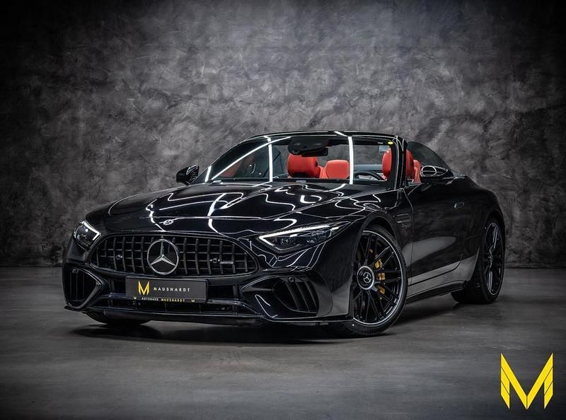 Schwarz (obsidianschwarz metallic) Gebraucht 2024 Mercedes SL63 AMG AMG Cabrio | 152.222 € (Teuer) - Bild 1/4