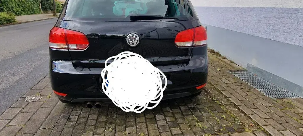Gebraucht VW Golf VI Team 122 PS (89 kW) 2010 Schwarz Kleinwagen