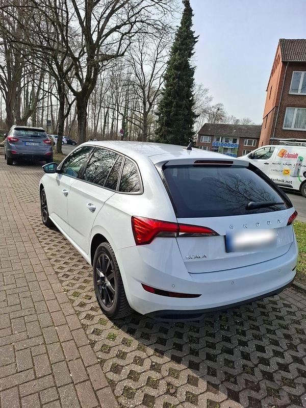 Gebraucht Skoda Scala 116 PS (85 kW) 2019 Weiß Kleinwagen