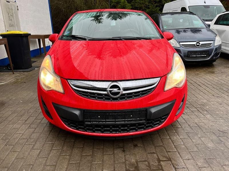 Rot Gebraucht 2012 Opel Corsa Edition Limousine | 1.999 € (Guter Preis) - Bild 1/4