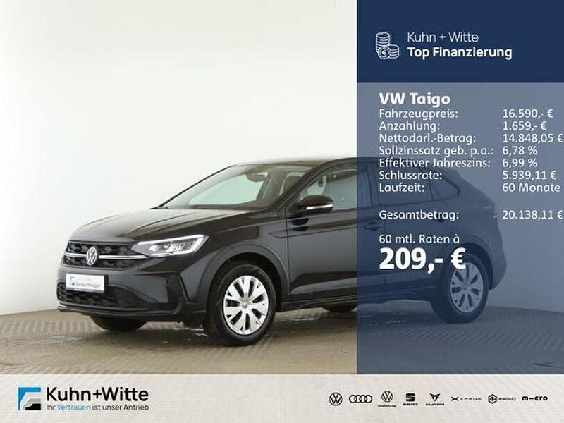 Schwarz Gebraucht 2022 VW Taigo SUV | 16.590 € (Guter Preis) - Bild 1/3