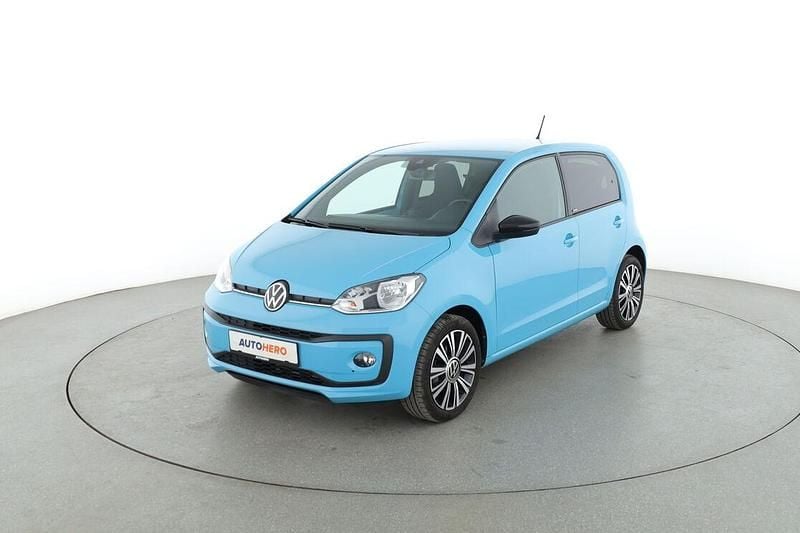 Blau Gebraucht 2021 VW up! United Kleinwagen | 11.870 € (Fairer Preis) - Bild 1/3