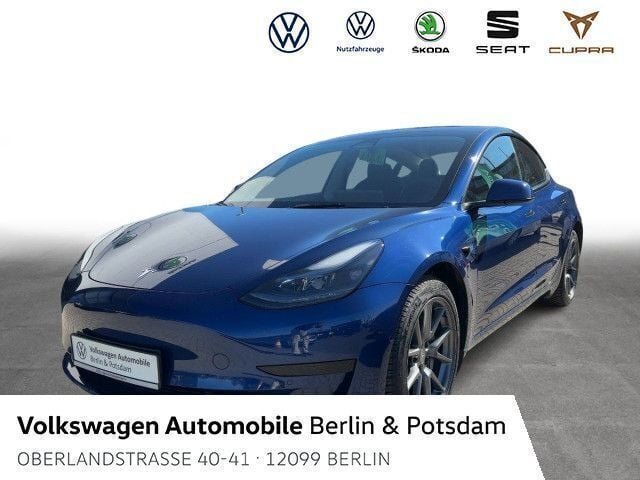 Blau Gebraucht 2022 Tesla Model 3 Limousine | 27.740 € (Fairer Preis) - Bild 1/4