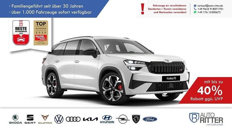 Graphitegrau metallic Neu 2025 Skoda Kodiaq RS SUV | 55.890 € (Fairer Preis) - Bild 1/4