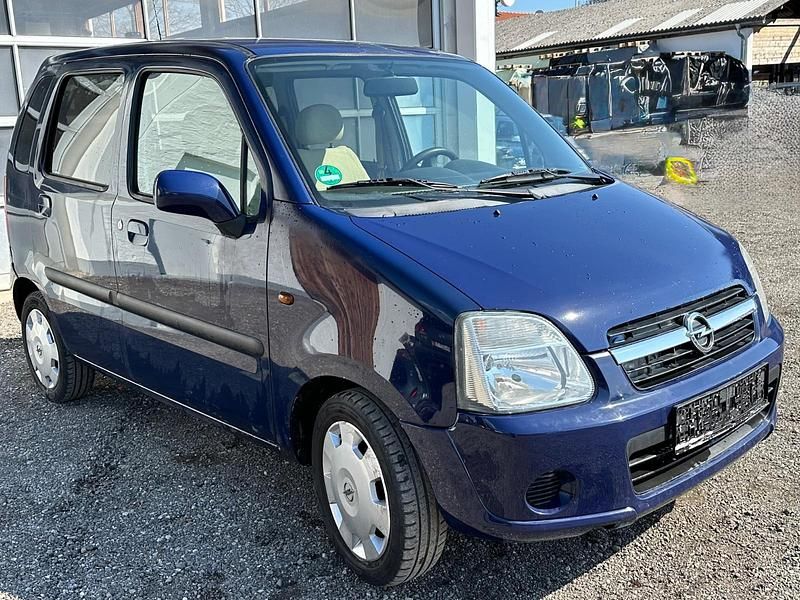 Gebraucht Opel Agila 60 PS (44 kW) 2004 Blau Van / Kleinbus