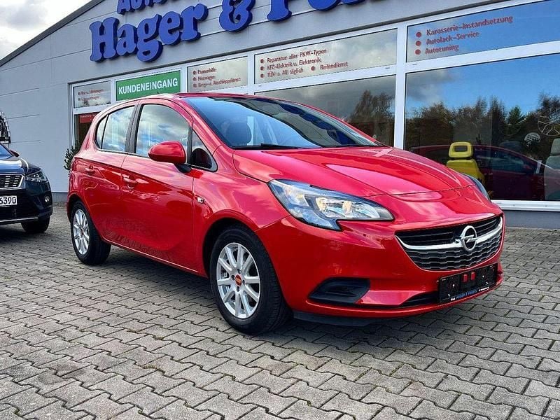 Rot Gebraucht 2019 Opel Corsa Edition Limousine | 9.490 € (Guter Preis) - Bild 1/4