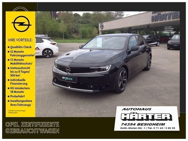 Schwarz (diamantschwarz) Gebraucht 2023 Opel Astra Elegance Limousine | 22.990 € (Fairer Preis) - Bild 1/4
