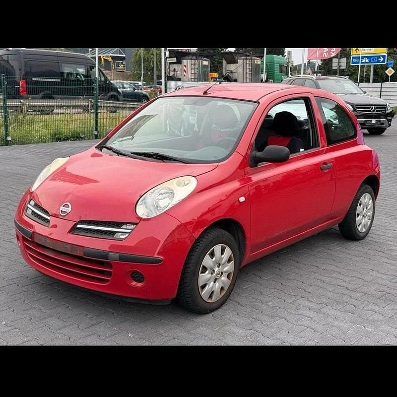 Rot Gebraucht 2006 Nissan Micra Kleinwagen | 450 € (Superpreis) - Bild 1/4