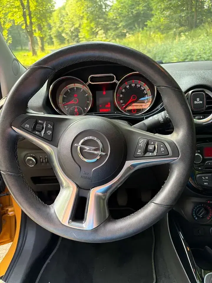 Gebraucht Opel Adam Unlimited 69 PS (50 kW) 2018 Gelb Kleinwagen