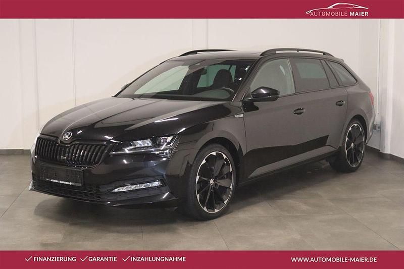 Gebraucht Skoda Superb SportLine 150 PS (110 kW) 2022 Schwarzmagic perleffekt Kombi