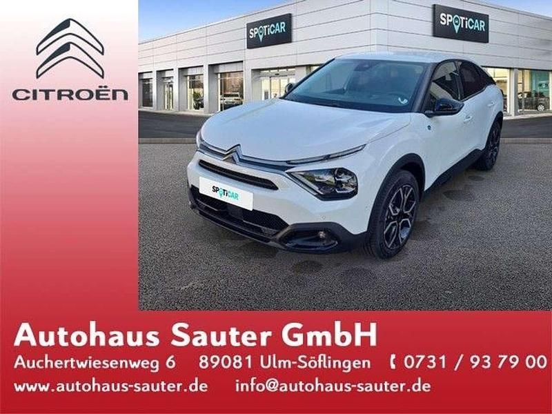 Weiss Gebraucht 2023 Citroën e-C4 Shine Limousine | 24.990 € (Teuer) - Bild 1/4