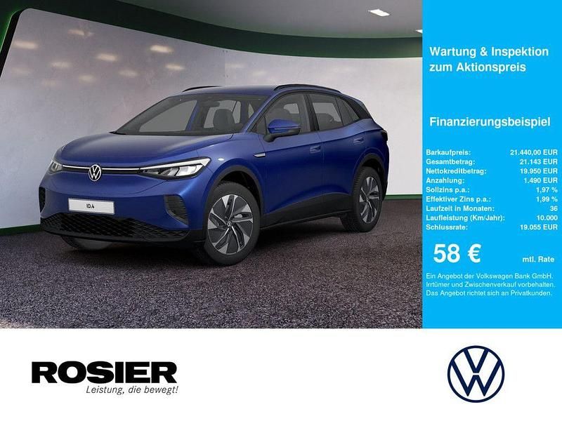 Gebraucht VW ID.4 Pure 125 kW (170 PS) 2022 Blau / blue dusk SUV