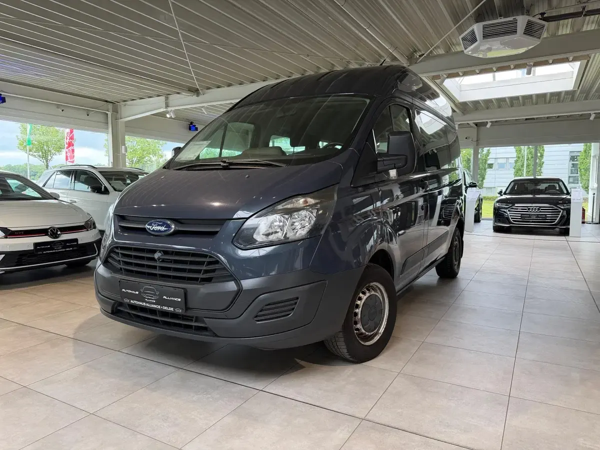 Gebraucht Ford Transit Custom 101 PS (74 kW) 2015 Midnight skygrau metallic Van