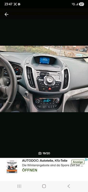 Gebraucht Ford C-MAX Titanium 116 PS (85 kW) 2014 Silber Van / Kleinbus