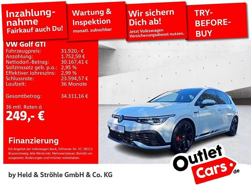 Weiß Gebraucht 2024 VW Golf VIII GTI Clubsport Limousine | 31.470 € (Superpreis) - Bild 1/3