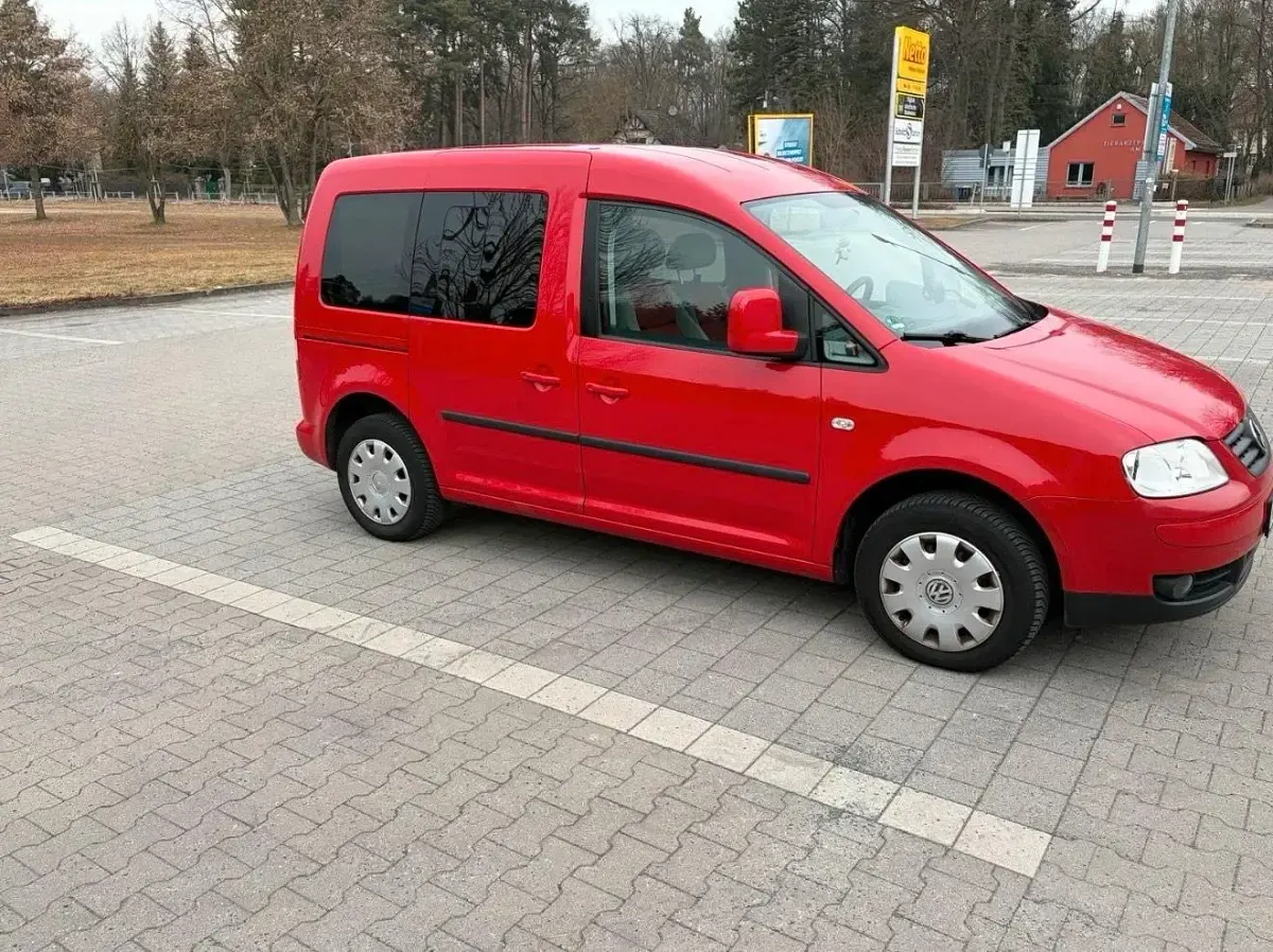 Gebraucht VW Caddy 105 PS (77 kW) 2007 Rot Van / Kleinbus