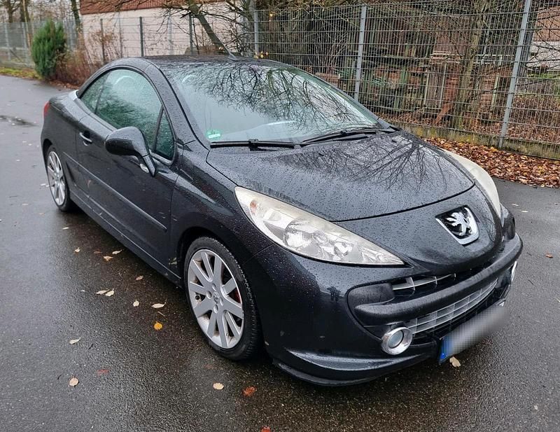 Schwarz Gebraucht 2008 Peugeot 207 CC Cabrio | 999 € (Superpreis) - Bild 1/4