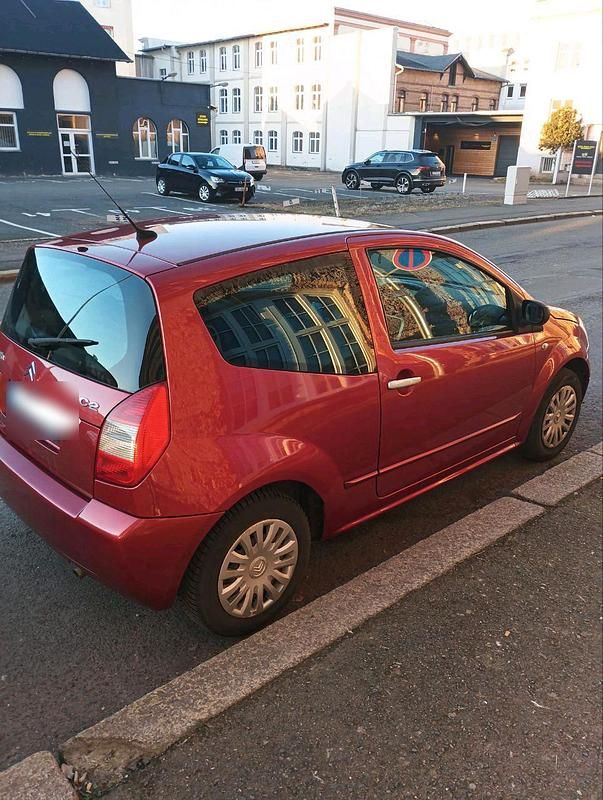 Gebraucht Citroën C2 75 PS (55 kW) 2007 Rot Kleinwagen