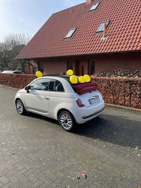 Weiß Gebraucht 2015 Fiat 500C Cabrio | 7.980 € (Superpreis) - Bild 1/4