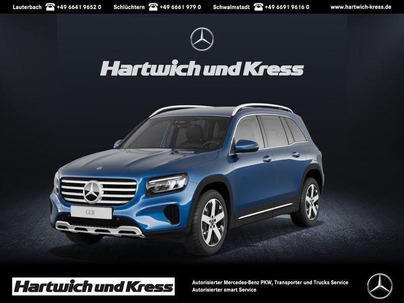 Lack spektralblau Gebraucht 2023 Mercedes GLB220 Progressive SUV | 44.490 € (Guter Preis) - Bild 1/4