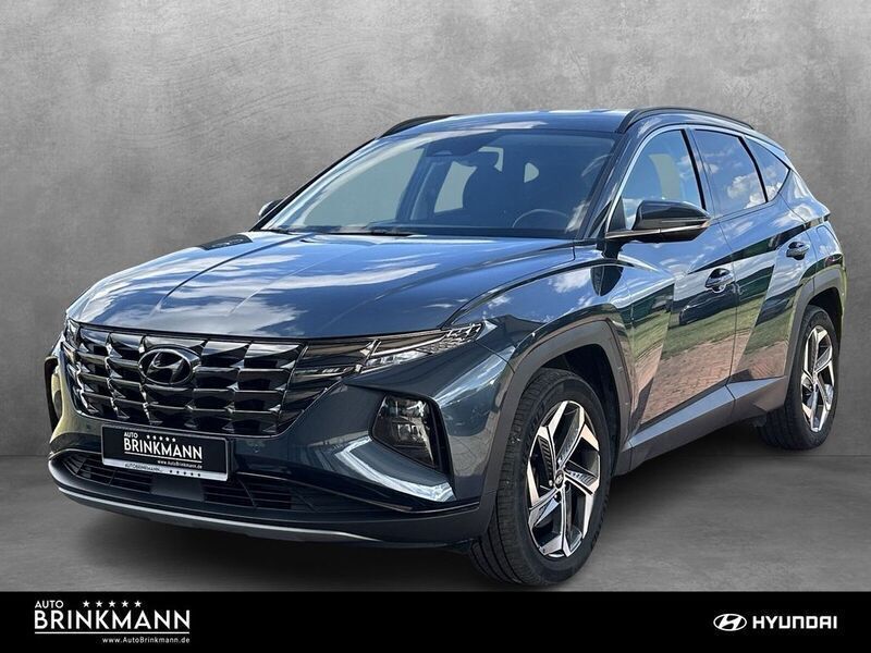 Teal blue / met Gebraucht 2022 Hyundai Tucson Trend SUV | 23.989 € (Superpreis) - Bild 1/4