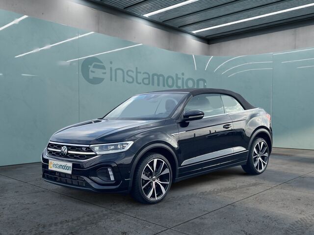Schwarz Gebraucht 2024 VW T-Roc Cabriolet R-line Cabrio | 34.020 € (Fairer Preis) - Bild 1/2