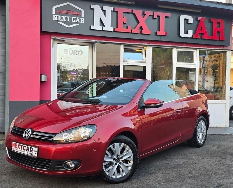 Rot Gebraucht 2013 VW Golf Cabriolet Life Cabrio | 9.990 € (Fairer Preis) - Bild 1/4