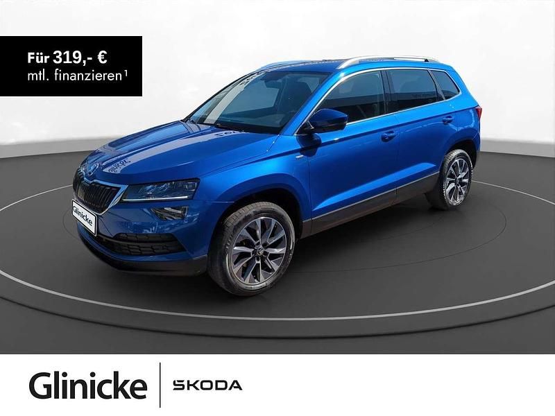 Raceblau metallic Gebraucht 2020 Skoda Karoq Drive SUV | 24.480 € (Guter Preis) - Bild 1/1