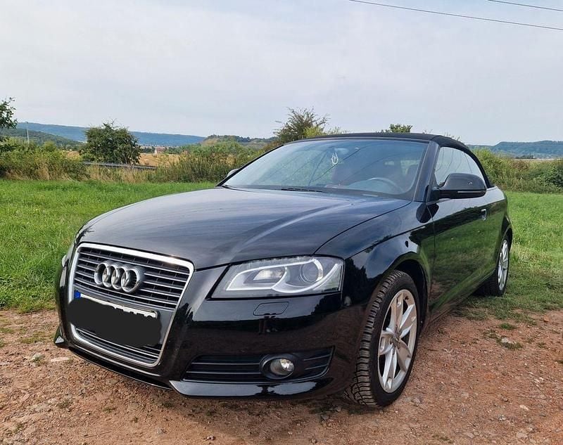Schwarz Gebraucht 2010 Audi A3 Cabriolet Ambition Cabrio | 8.999 € (Guter Preis) - Bild 1/4