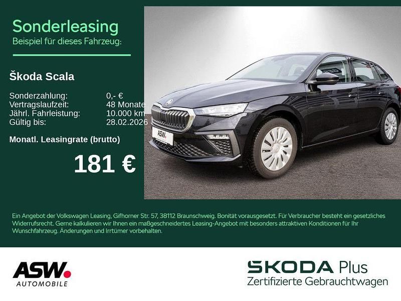 Gebraucht Skoda Scala Essence 116 PS (85 kW) 2025 Schwarzmagic perleffekt Kleinwagen