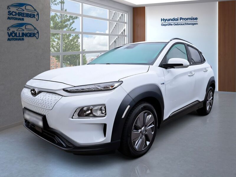 Weiß Gebraucht 2021 Hyundai Kona Advantage SUV | 17.990 € (Etwas zu teuer) - Bild 1/4