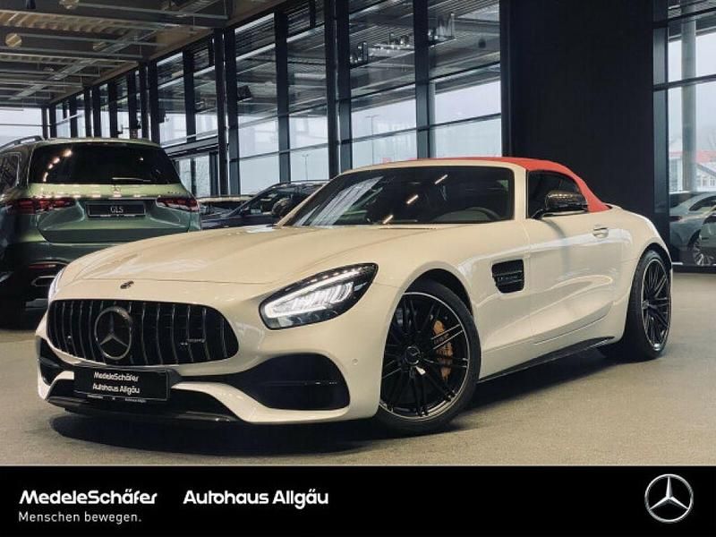 Designo diamantweiß bright (metallic) Gebraucht 2019 Mercedes AMG GT AMG Cabrio | 122.939 € (Teuer) - Bild 1/4