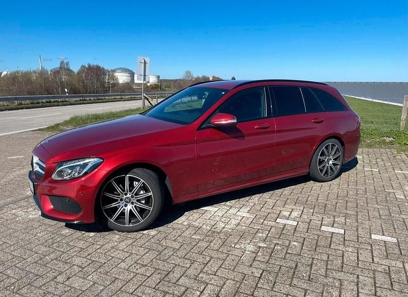 Gebraucht Mercedes C200 AMG line 184 PS (135 kW) 2014 Rot Kombi
