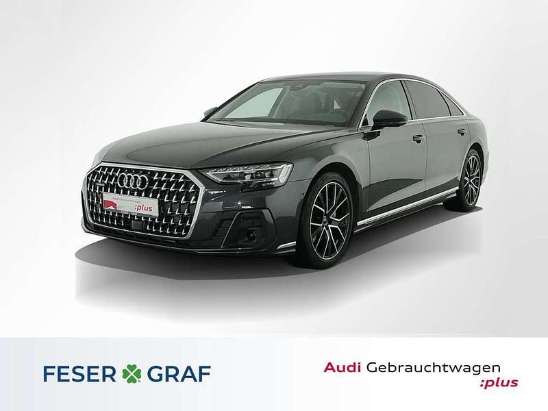 Manhattangrau metallic Gebraucht 2023 Audi A8L Ambiente Limousine | 66.449 € (Superpreis) - Bild 1/4