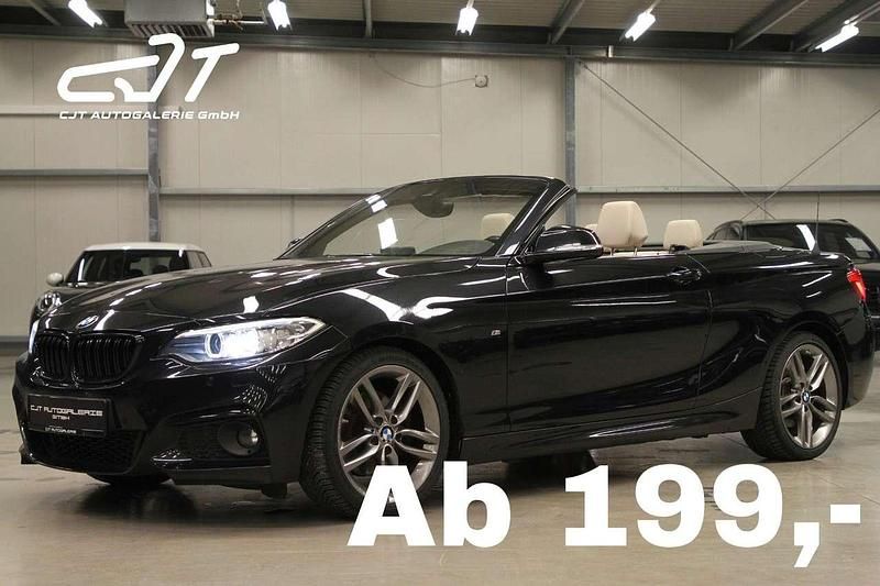 Schwarz Gebraucht 2015 BMW 220 M Sport Cabrio | 16.497 € (Fairer Preis) - Bild 1/3