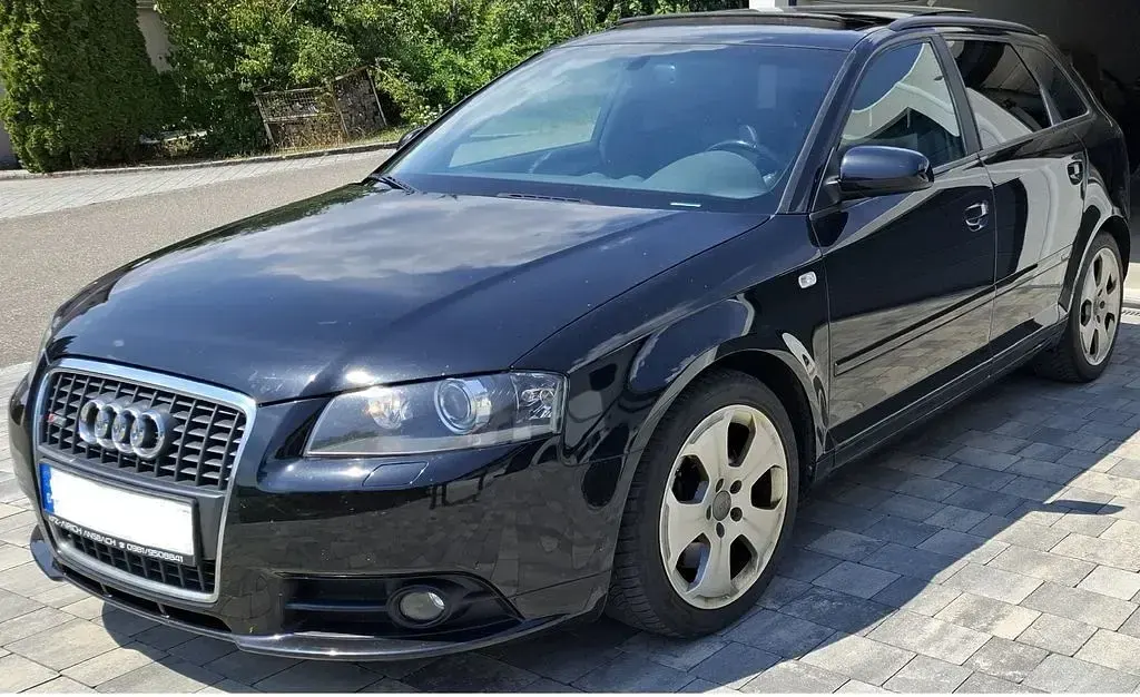 Gebraucht Audi A3 Sportback S-Line 170 PS (125 kW) 2008 Schwarz Kleinwagen