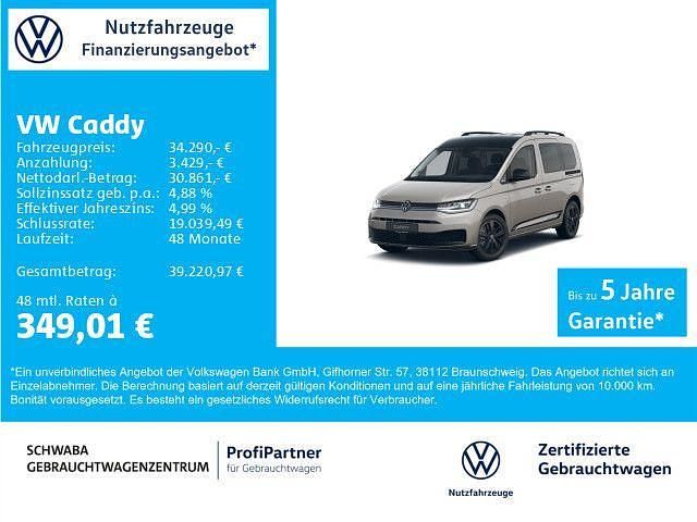 Gebraucht VW Caddy Edition 116 PS (85 kW) 2024 Mojave beige metallic/deep bla Van / Kleinbus