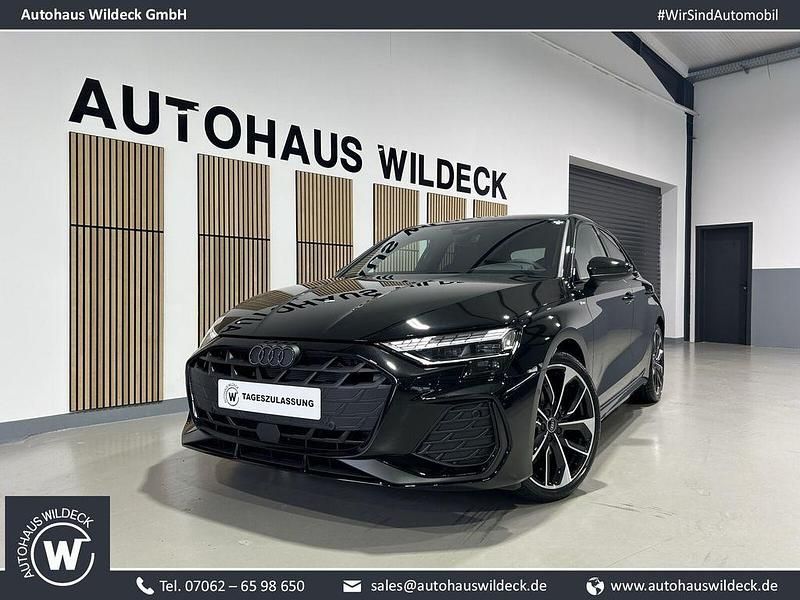 Mythosschwarz Neu 2025 Audi A3 S-Line Limousine | 37.990 € (Fairer Preis) - Bild 1/4
