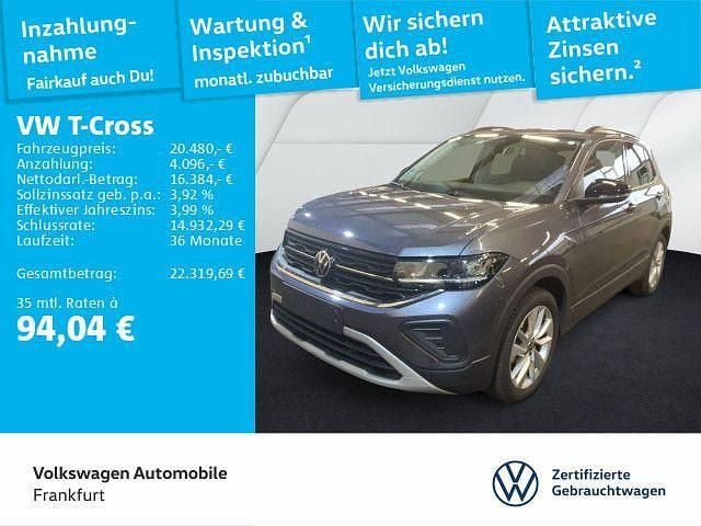Gebraucht VW T-Cross Goal 95 PS (69 kW) 2025 Grau SUV