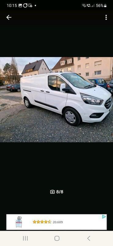 Weiß Gebraucht 2020 Ford Transit Custom Van / Kleinbus | 17.999 € (Superpreis) - Bild 1/4