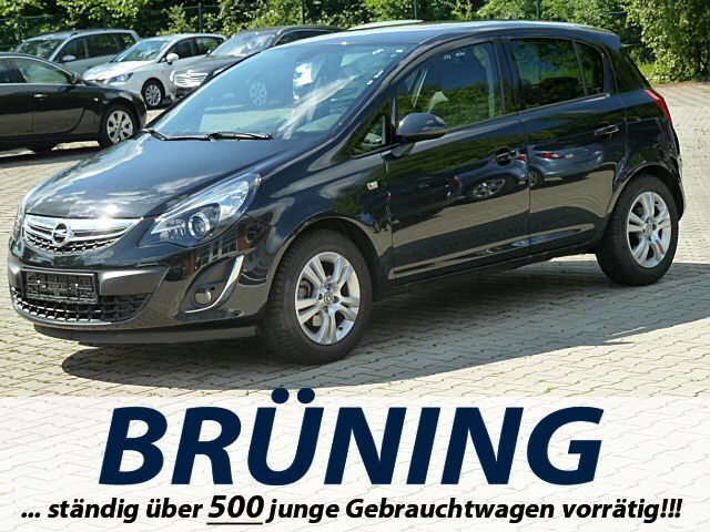 Gebraucht Opel Corsa Innovation 101 PS (74 kW) 2013 Schwarz metallic Kleinwagen