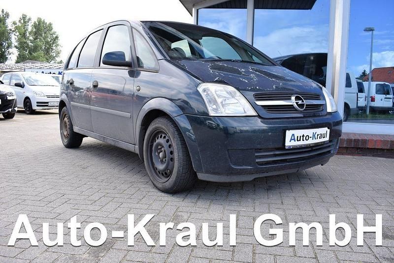 Scarabäusgrün mineraleffekt Gebraucht 2004 Opel Meriva Enjoy Van / Kleinbus | 899 € (Superpreis) - Bild 1/4