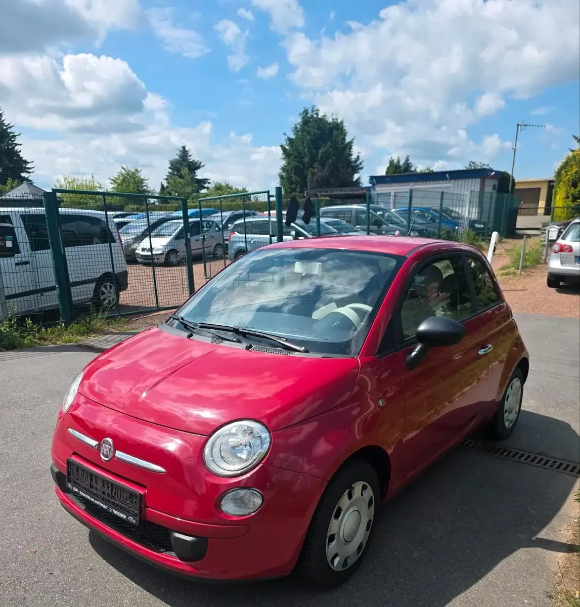 Gebraucht Fiat 500 70 PS (51 kW) 2009 Rot Kleinwagen