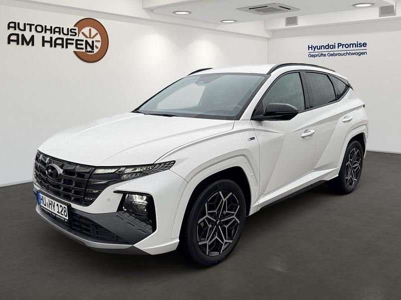 Weiß Gebraucht 2023 Hyundai Tucson N Line SUV | 38.900 € - Bild 1/4